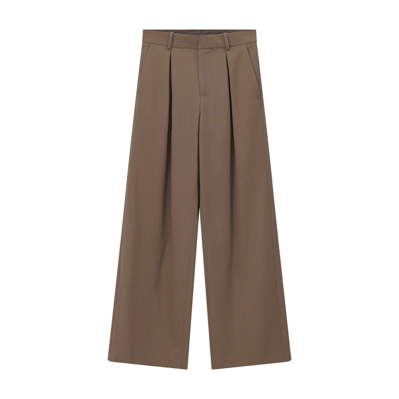 Weite Hose mit Bundfalten