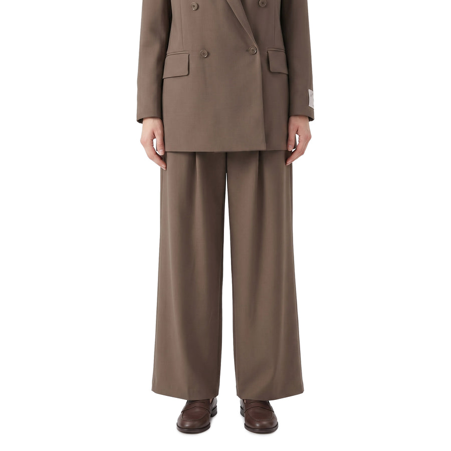 MM6 Maison Margiela Weite Hose mit Bundfalten Damen