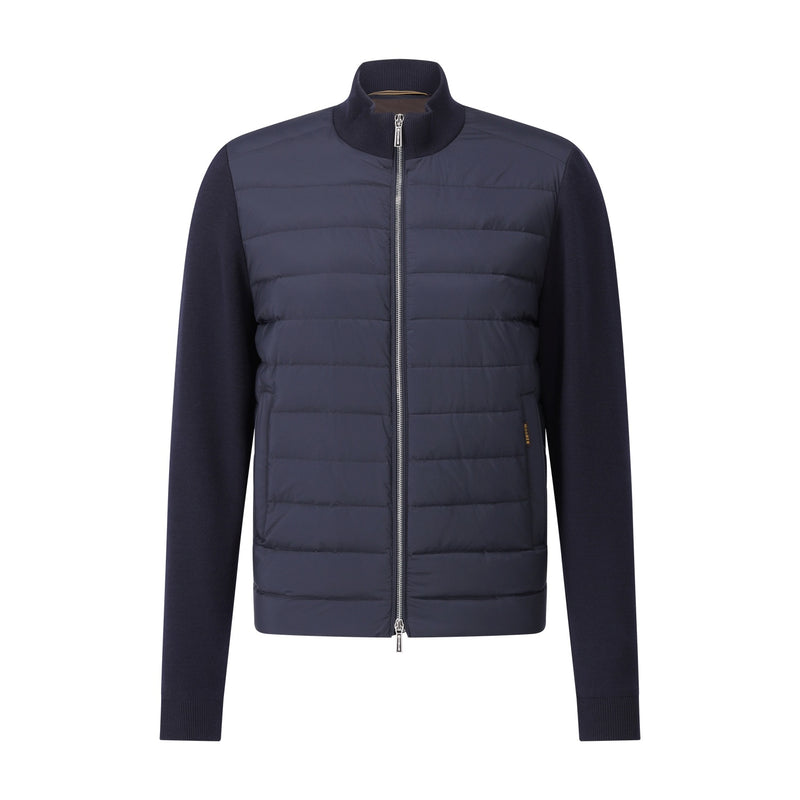 Moorer Strickjacke Duncan mit Daunenstepp Herren