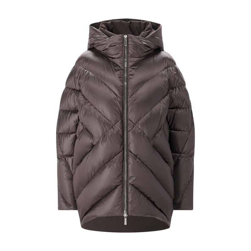 Jacke Wanita mit Daunen 42 / Dunkelbraun