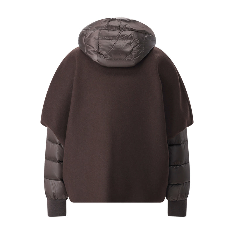 Pegaso jacket in cashmere-silk blend, size 44 / dark brown