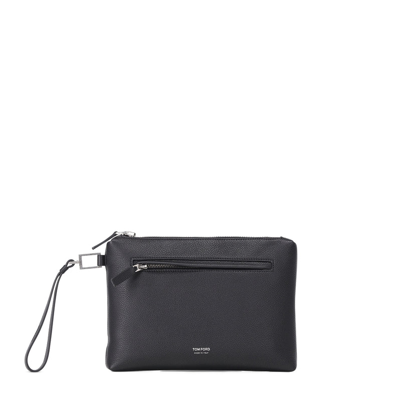 Pochette aus Leder One Size / Schwarz