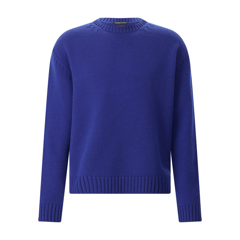 Pullover aus Kaschmir & Wolle 52 / Blau