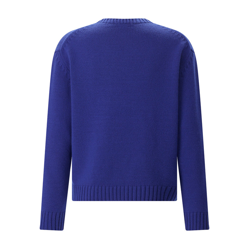 Pullover aus Kaschmir & Wolle 52 / Blau