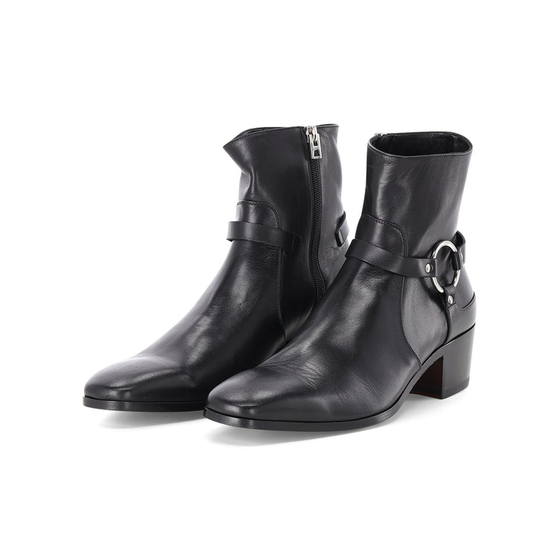 Stiefel Clint aus Leder 45 / Schwarz