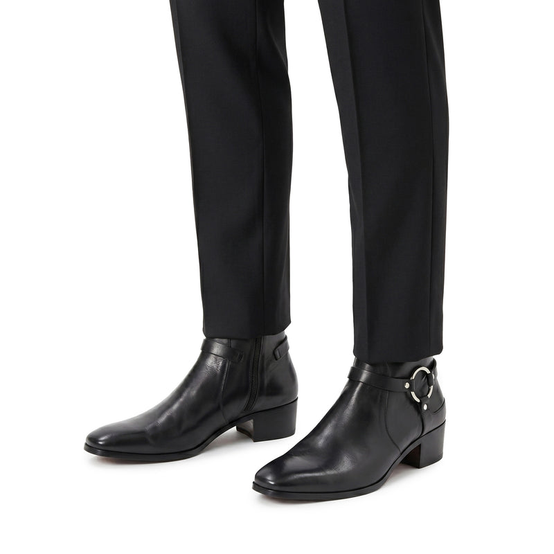 Stiefel Clint aus Leder 45 / Schwarz
