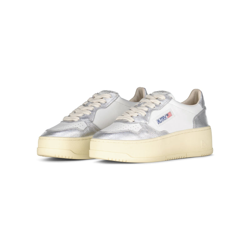 Autry Plateau Sneaker aus Leder Damen