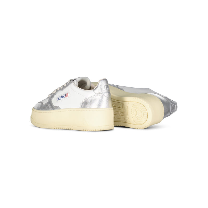 Autry Plateau Sneaker aus Leder Damen