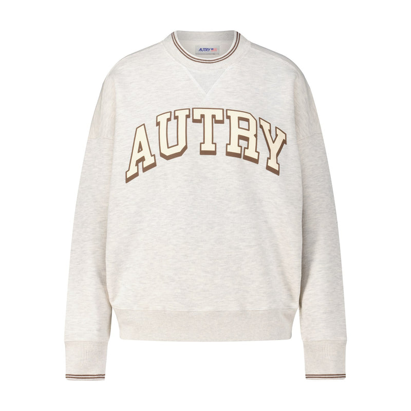 Autry Crewneck Sweater mit großem Logo Damen