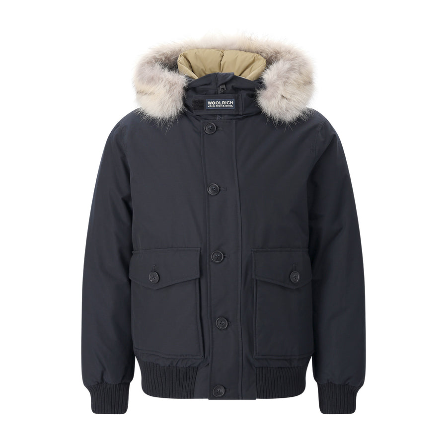 Bomberjacke mit Daunen XXL / Dunkelblau