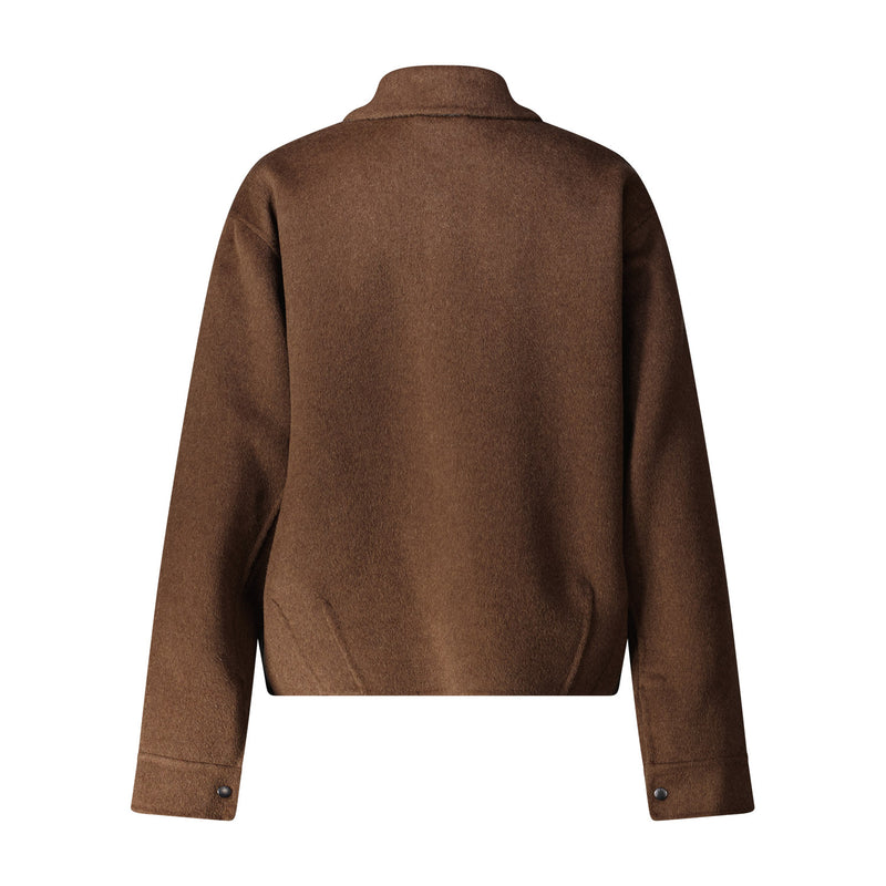 Jacke aus Woll-Mix L / Braun