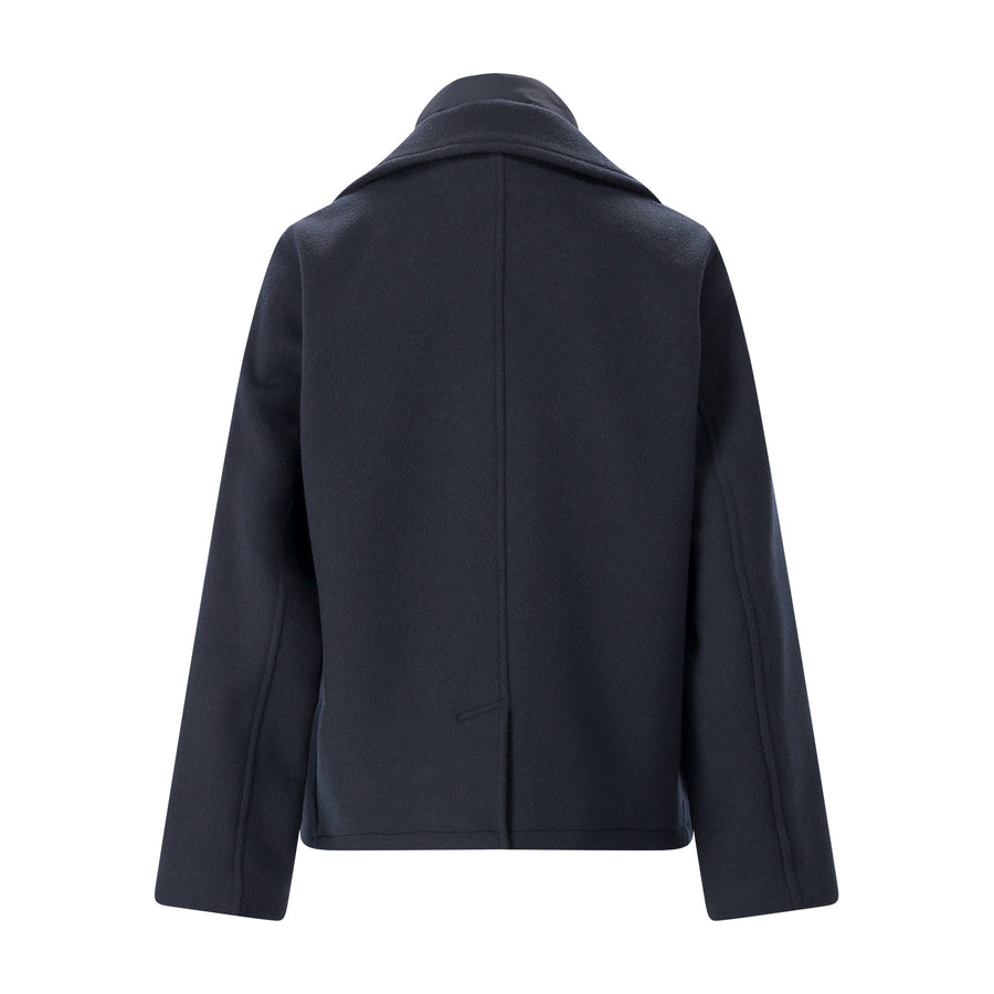 Jacke Melton Wool 2 in 1 aus Woll-Mix L / Navy