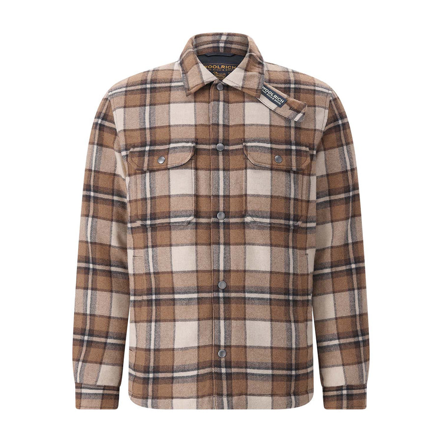 Overshirt aus Woll-Mix XXL / Hellbraun