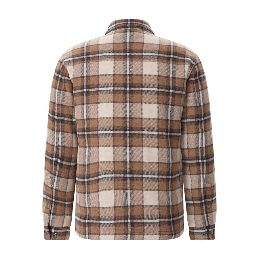 Overshirt aus Woll-Mix XXL / Hellbraun