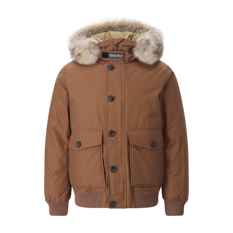 Bomberjacke mit Daunen XXL / Braun