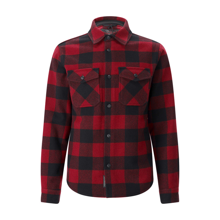 Woolrich Overshirt Check Ranger aus Woll-Mix Herren