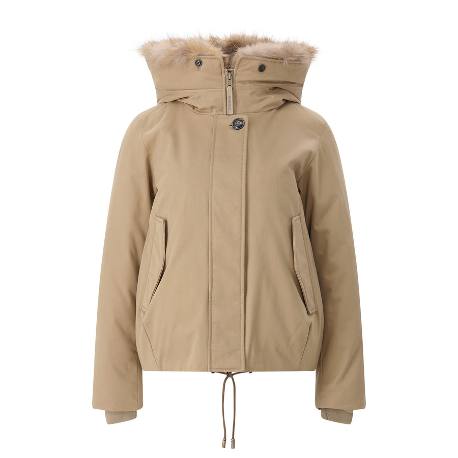 Jacke Best Cotton mit Daunen L / Hellbraun