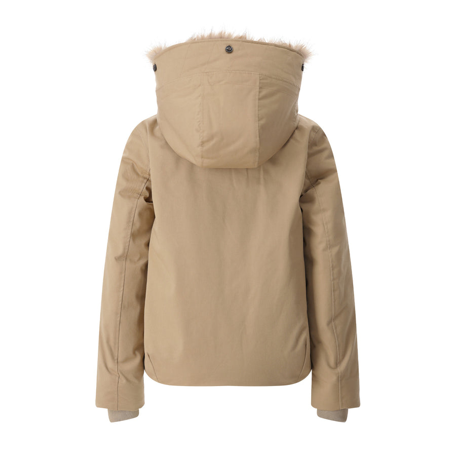 Jacke Best Cotton mit Daunen L / Hellbraun