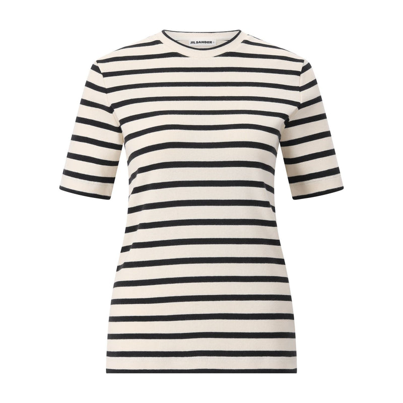 Jil Sander Gestreiftes T-Shirt Damen