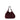Tasche Dua aus Veloursleder One Size / Dunkelrot