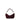 Tasche Cleo aus Veloursleder One Size / Dunkelrot