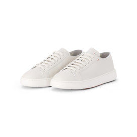 Sneaker aus Leder 12 / Hellgrau