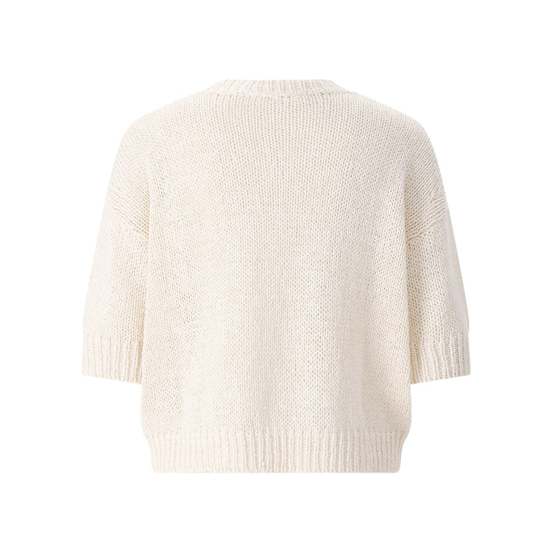 Roberto Collina Pullover aus Baumwollmix Damen