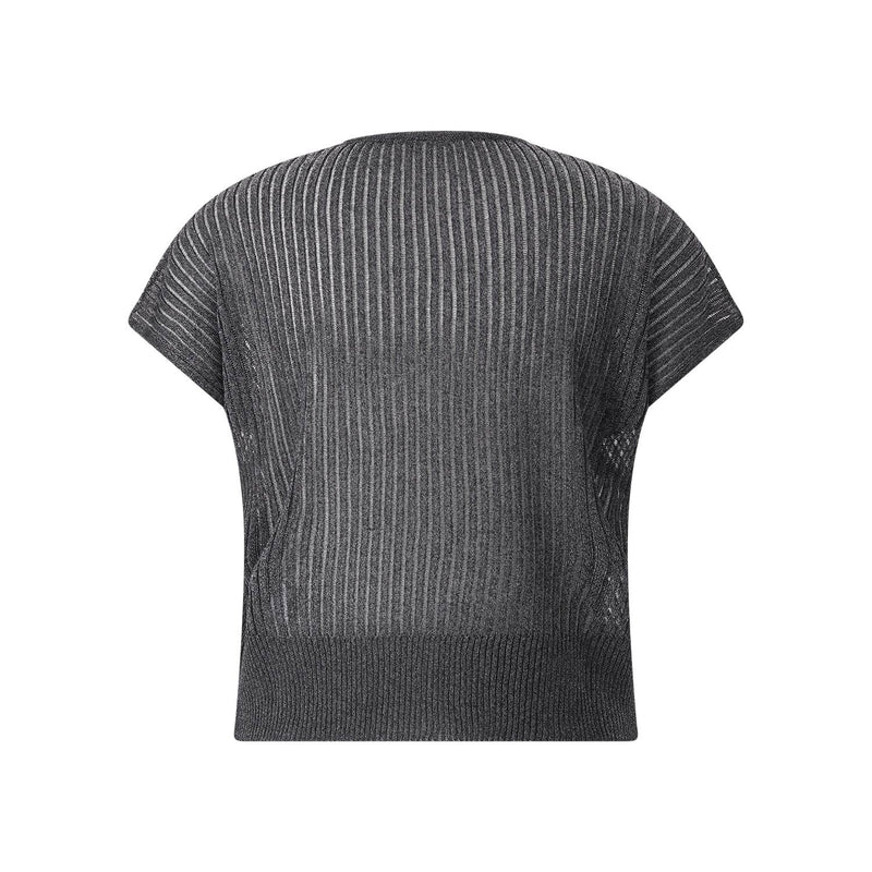 Roberto Collina Kurzarm-Strickjacke Damen