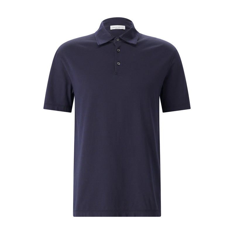 Poloshirt aus Baumwolle 56 / Navy