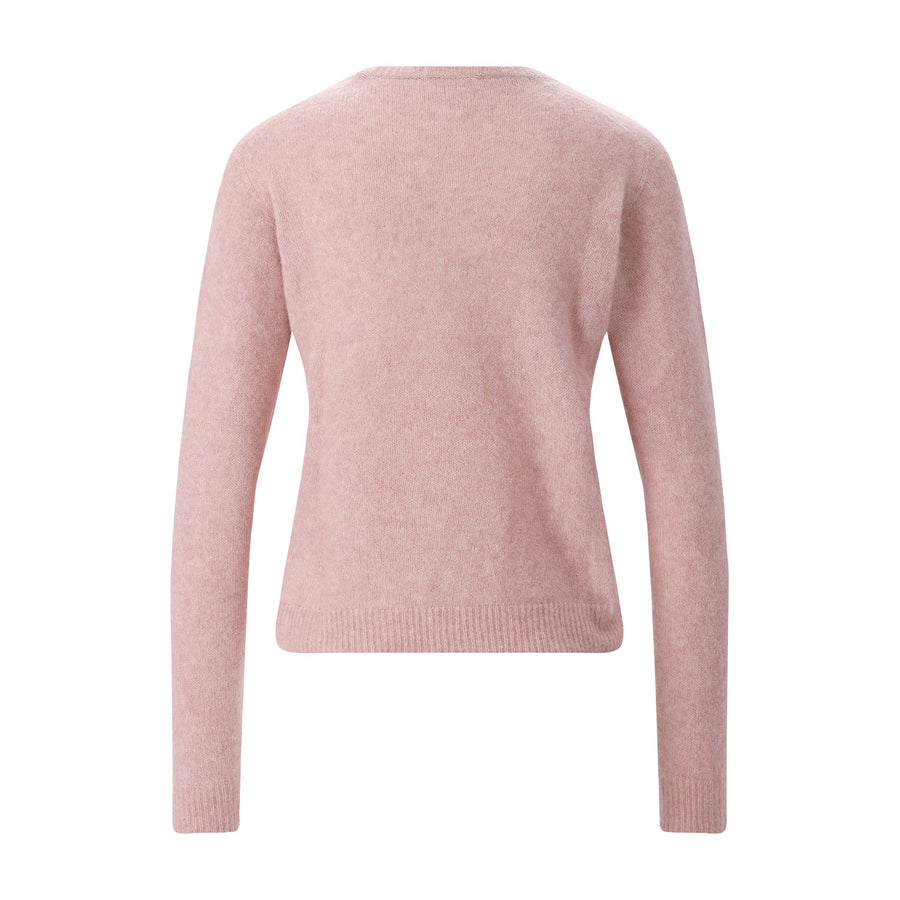 Pullover aus Kaschmir-Seide-Mix L / Rosa