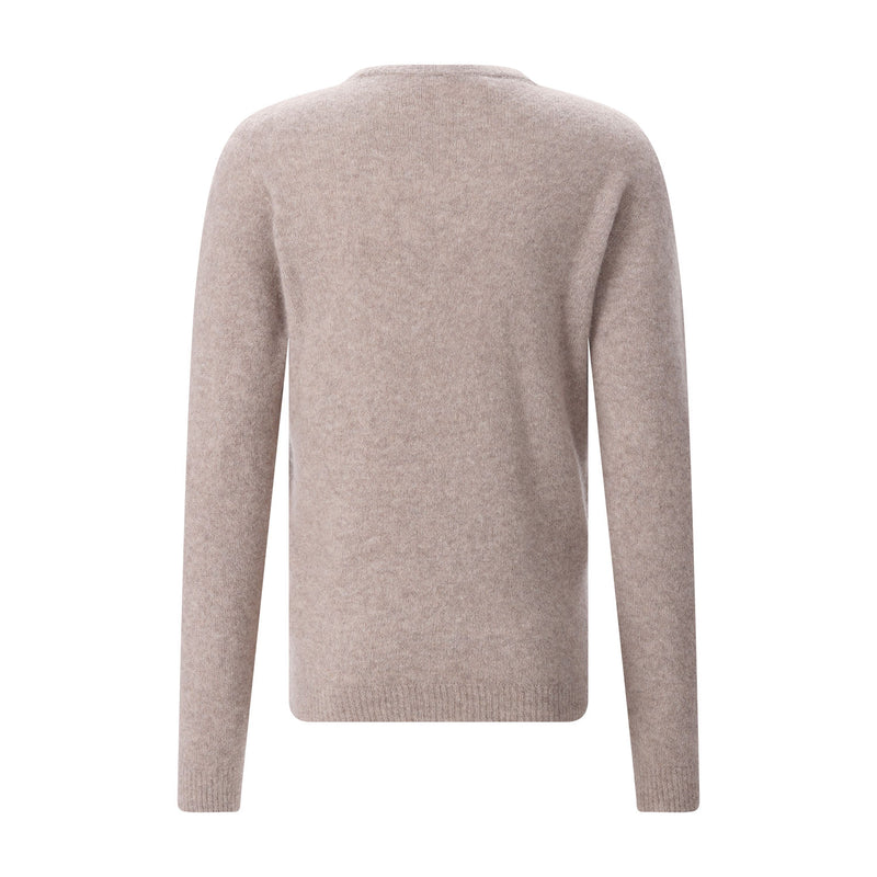 Pullover aus Kaschmir-Seide-Mix 56 / Beige