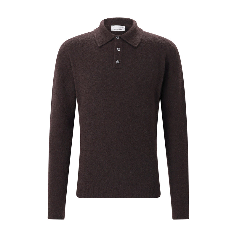 Pullover aus Kaschmir-Seide-Mix 56 / Dunkelbraun
