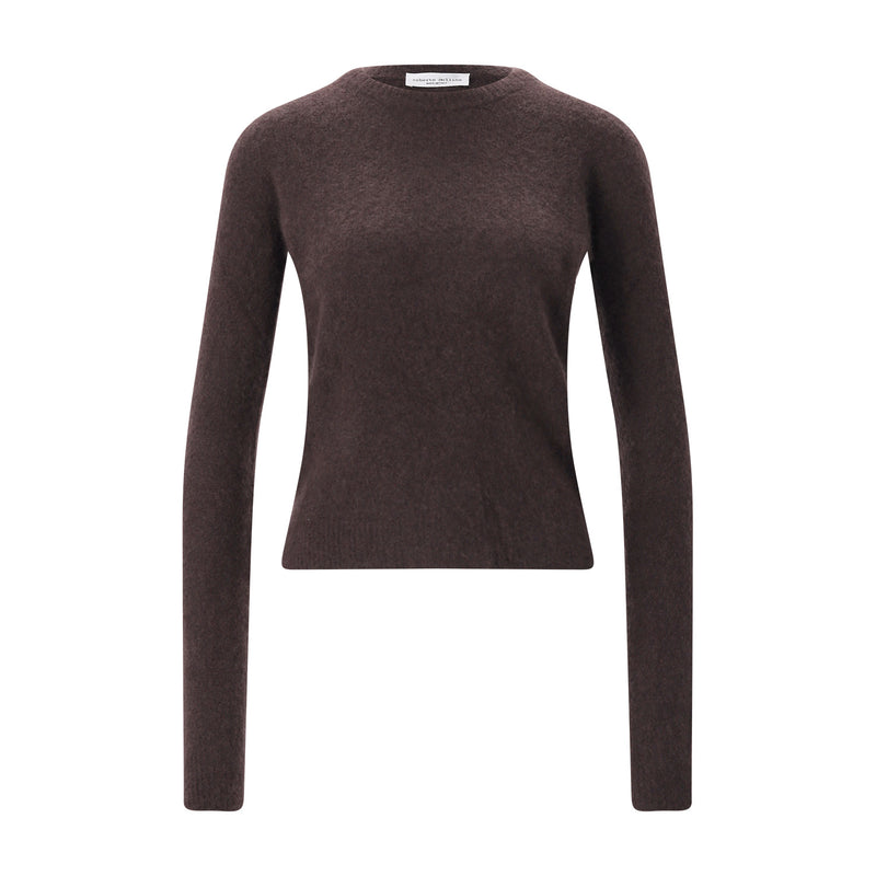 Pullover aus Kaschmir-Seide-Mix L / Dunkelbraun