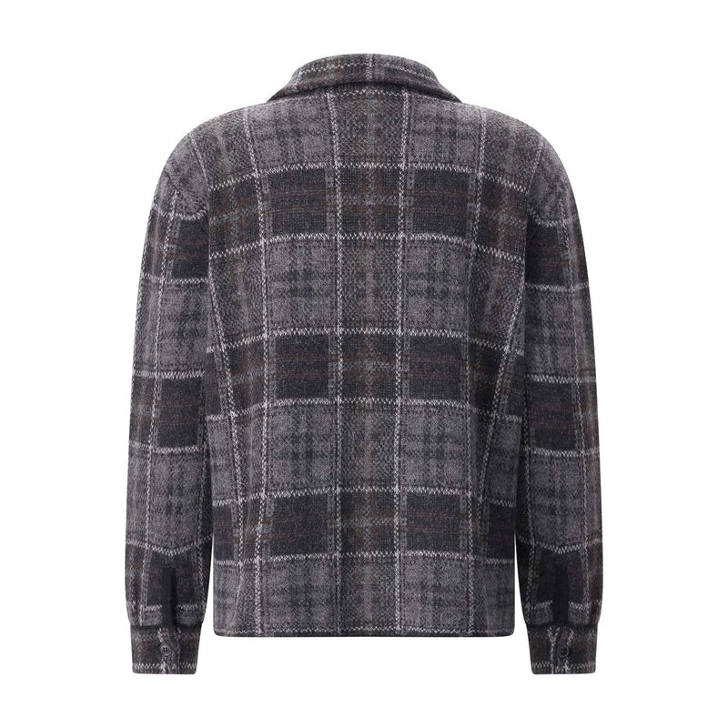 Strickjacke aus Alpaka-Woll-Mix 54 / Grau
