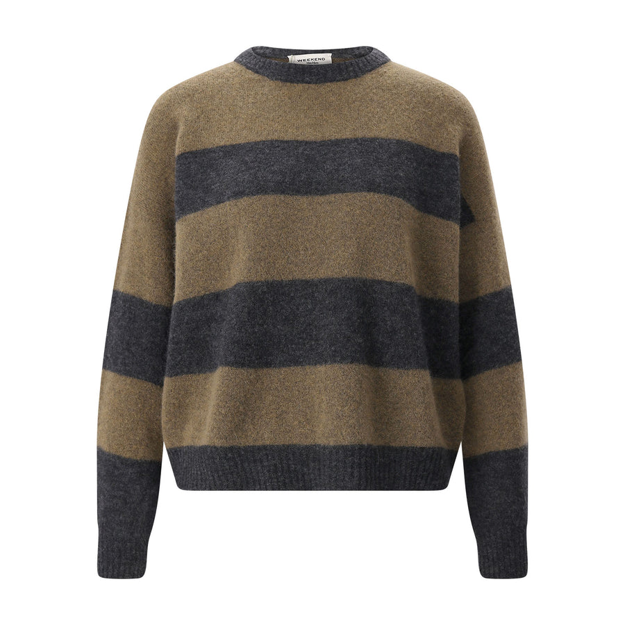 Pullover Tuono aus Alpaka-Woll-Mix L / Graugrün