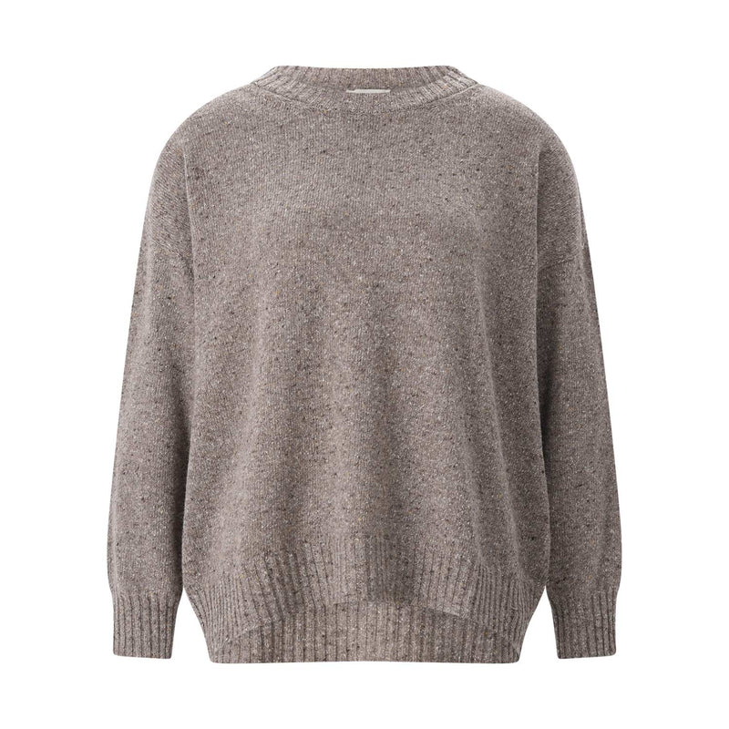 Pullover Palchi aus Woll-Seiden-Mix XL / Hellbraun