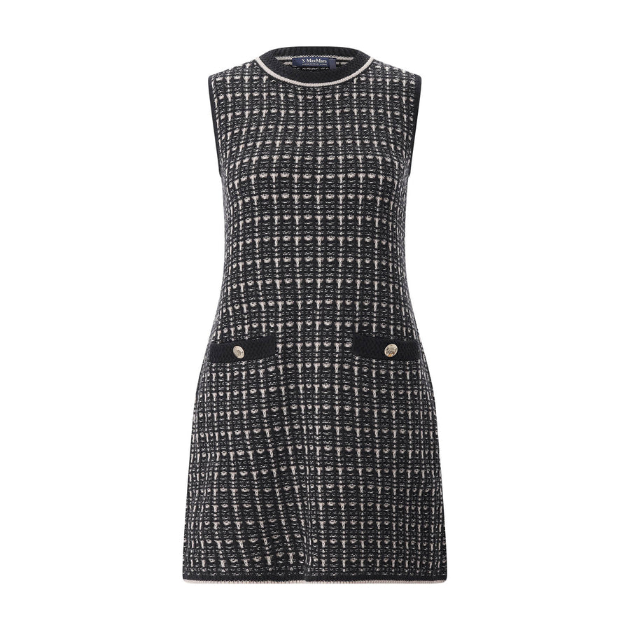 Minikleid Diva aus Wolle & Kaschmir L / Schwarz