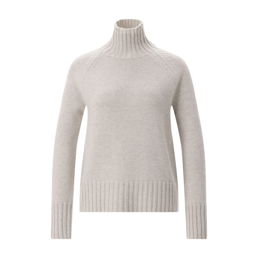 'S Max Mara Rollkragenpullover aus Kaschmir-Woll-Mix Damen