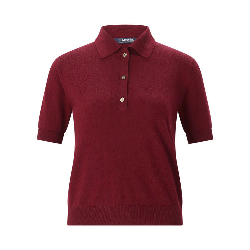 Polo Pomposa mit Seide & Kaschmir XL / Dunkelrot