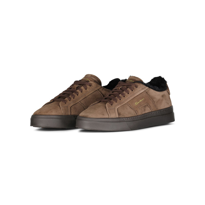 Santoni Sneaker aus Veloursleder Herren