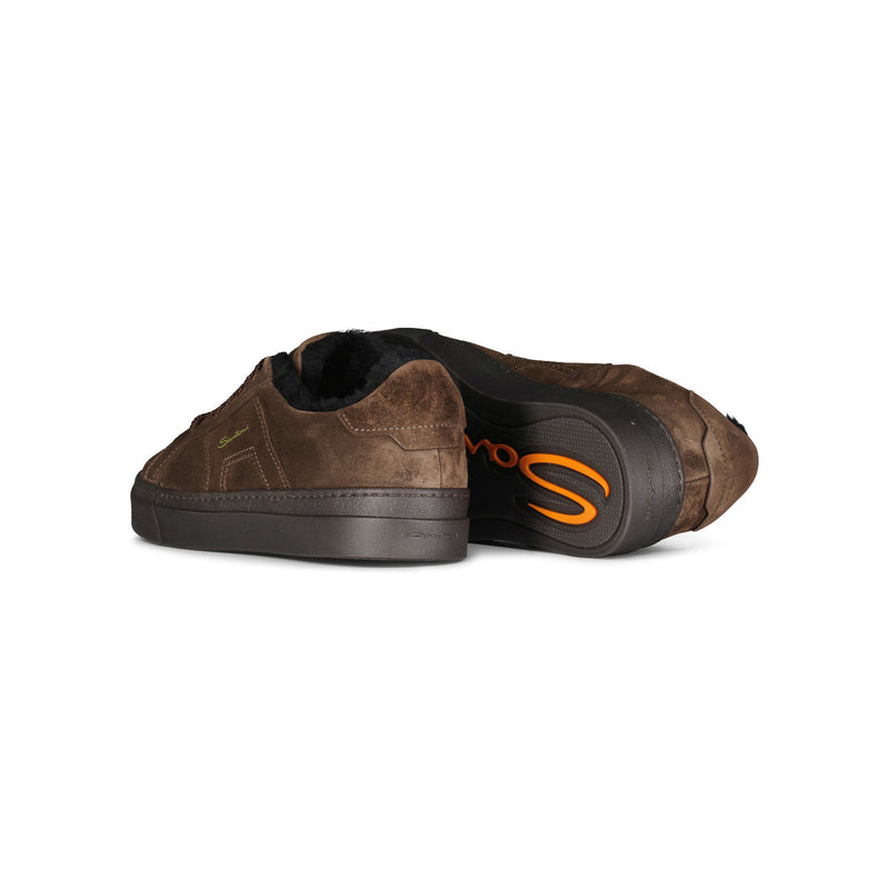 Santoni Sneaker aus Veloursleder Herren