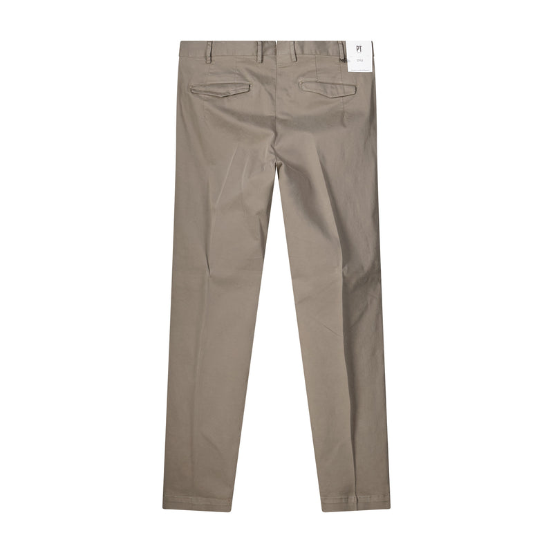 Hose Superslim aus Baumwoll-Mix 56 / Graugrün