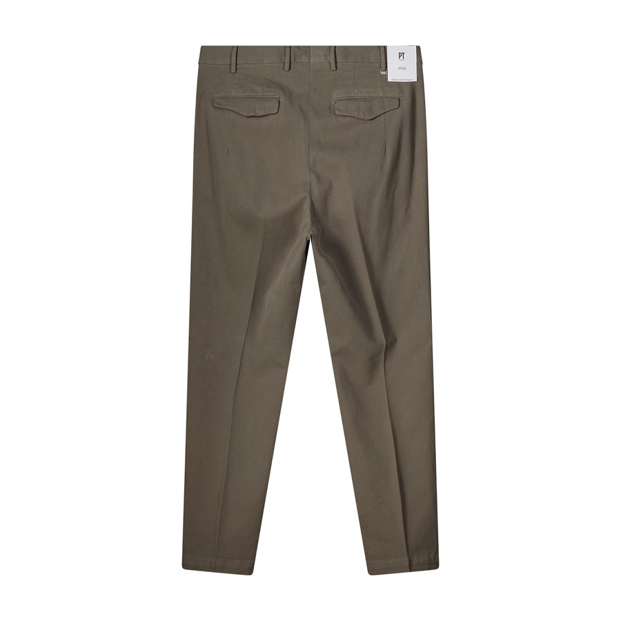 Slim-Fit Hose aus Baumwolle 56 / Hellbraun