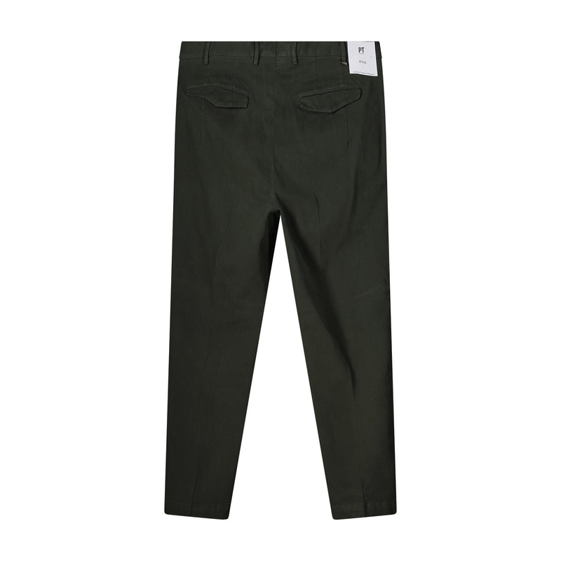 Slim-Fit Hose aus Baumwolle 56 / Dunkelgrün