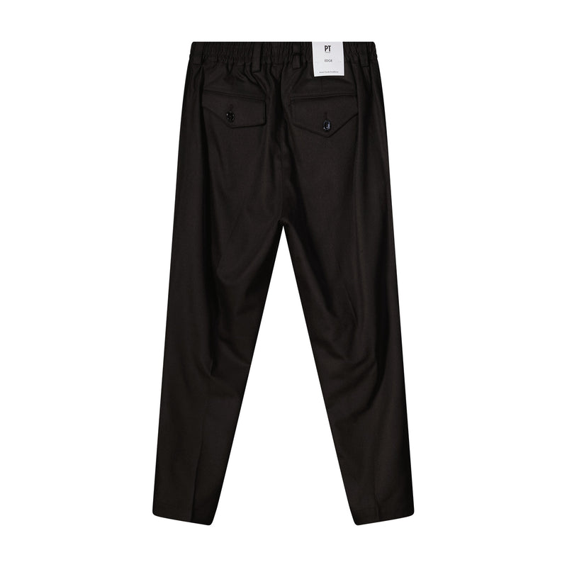 Hose aus Wollmix 38 / Dunkelbraun