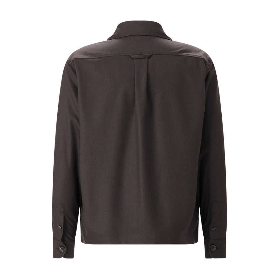 Overshirt aus Kaschmir-Mix 56 / Dunkelbraun