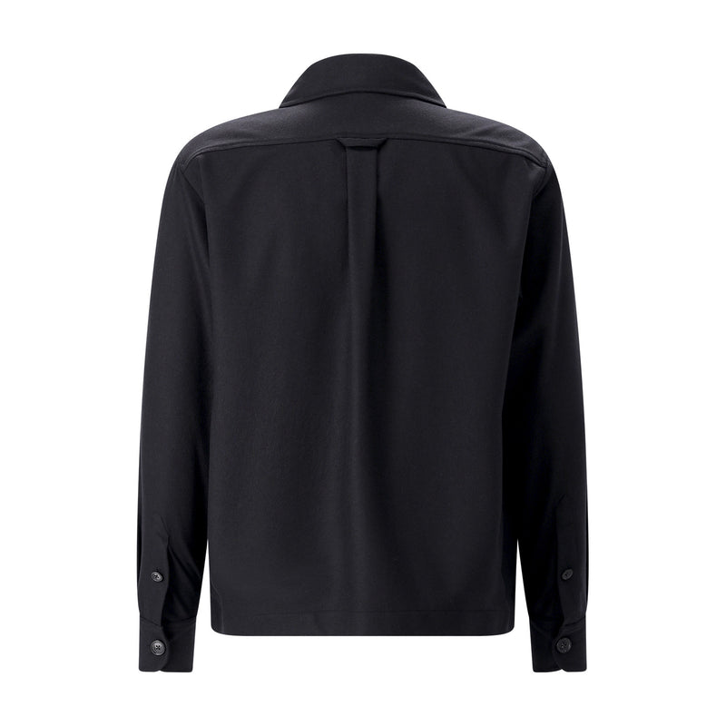 Overshirt aus Kaschmir-Mix 56 / Schwarz