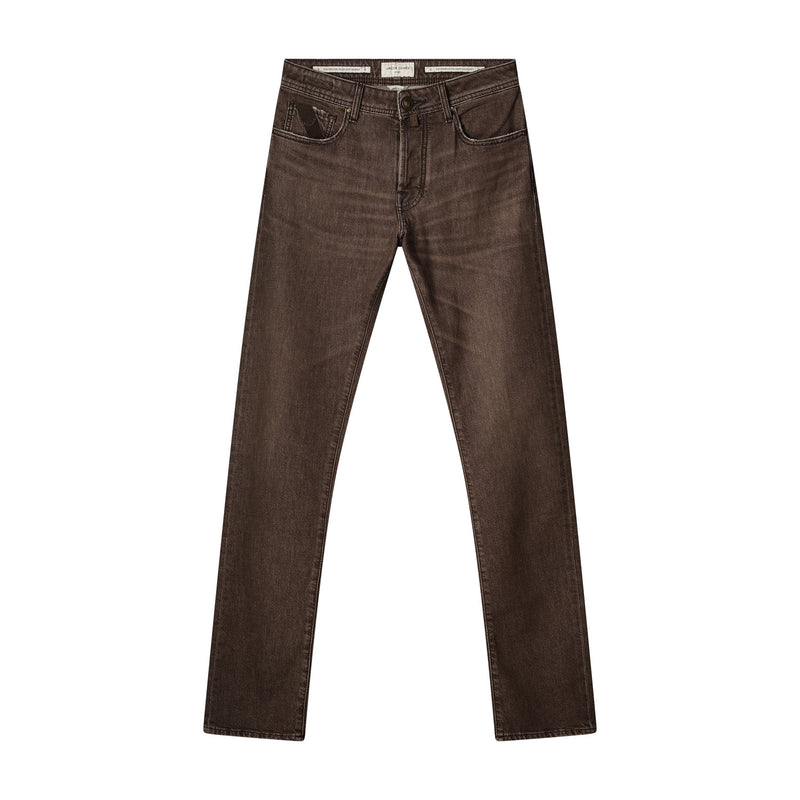 Slim-Fit Jeans Bard aus Baumwoll-Mix 40 / Braun