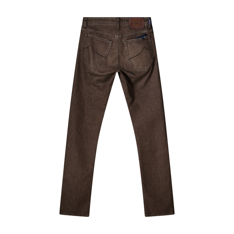 Slim-Fit Jeans Bard aus Baumwoll-Mix 40 / Braun