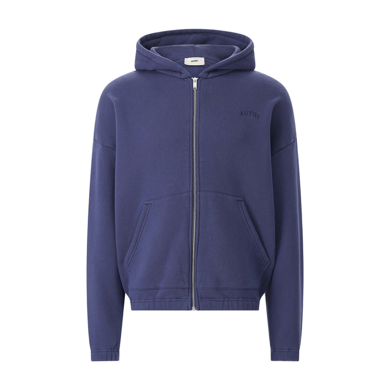 Sweatshirtjacke aus Baumwolle L / Dunkelblau